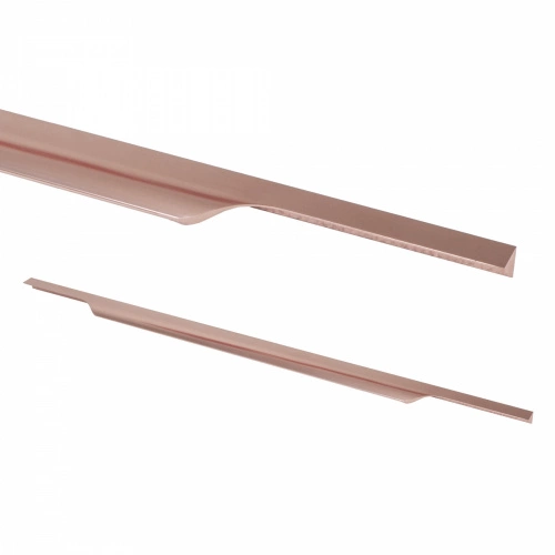 Ручка меб. накладная алюм. LINEA 576/597 матовое коралловое золото AKS_1