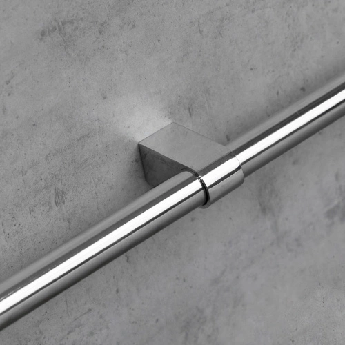 Держатель модерн, труба d16 хром AKS_4