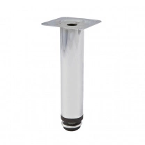 Опора меб. мет. D-150 h150 d30 с регул. хром AKS фотография