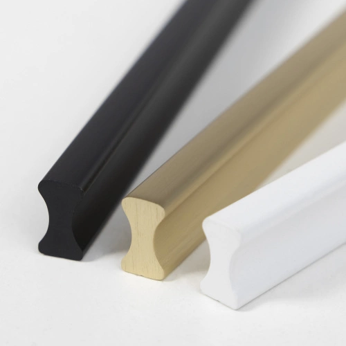 Ручка меб. скоба алюм. SERENE 320/338 брашированное золото, AKS_6