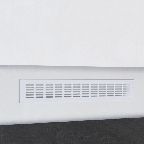 Решетка вентиляционная 480х60мм белая алюминий AKS_3