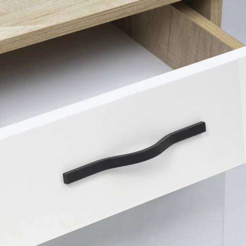 Ручка меб. скоба алюм. MELISA 288-320/352 черный матовый, AKS_4