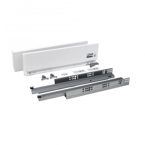 Система ящиков Slimbox L-450 H=128 PUSH TO OPEN ДСП16мм белый_3
