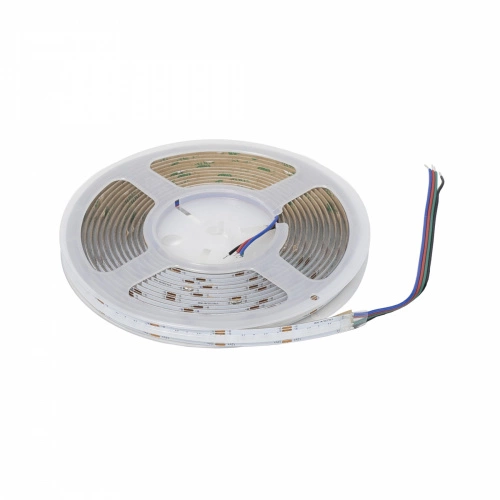 Лента светодиодная COB RGB - 12W/m, 12V, 10мм, 576 д/м, IP20 - 5м, AKS_1