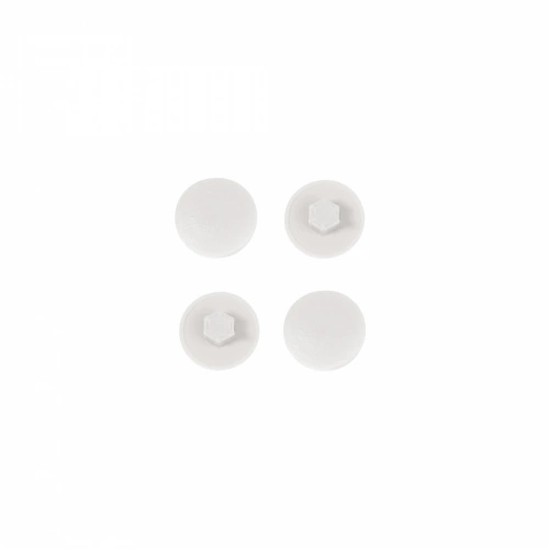 Заглушка пластик к конфирматам белый (02) PL (упак.-40шт.)_1