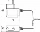 Блок питания Wall 2.4W/12V розеточный с миниконнектором, AKS_preview_1