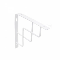 Полкодержатель мет. QUADRO 200*200*20*3, белый AKS фотография