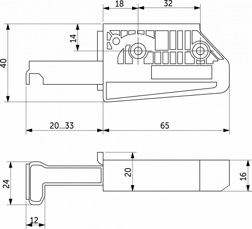 Навес кухонный регулируемый ABS левый РФ_2