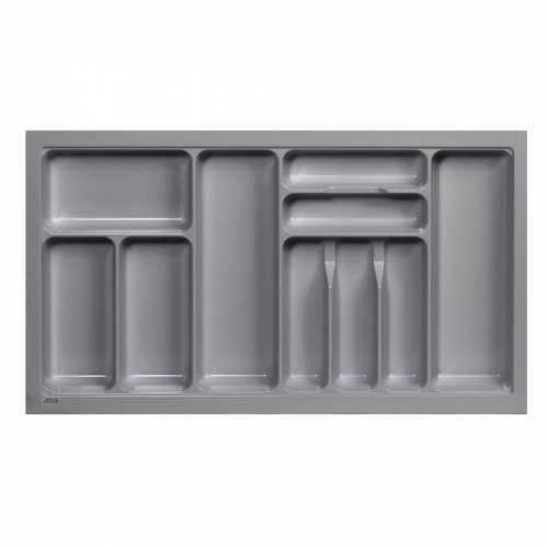 Лоток для столовых приборов 900 BASIC 830*485, серый AKS_1