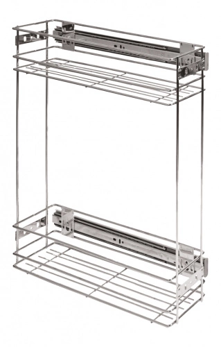 Выдвижная корзина-карго 200 крепл.боковое/универс., хром GRIDLI_1