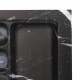 Лоток для столовых приборов 600 TR-05 (540～485*430～390*55), черно-серый мрамор AKS_preview_1
