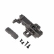 Петля д/алюм.рамки Z-1 накладная с доводчиком h0 clip-on AKS PLUS черная (саморезы, заглушки)_preview_1