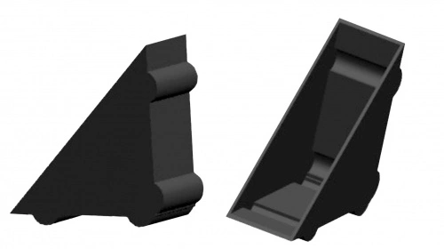 Уголок защитный пластиковый для плиты 18-20мм PL_1