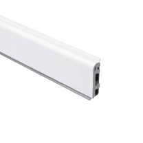 Плинтус ПВХ к столешнику AP630 белый глянец (1105) THERMOPLAST (1шт=3м.п.) фотография