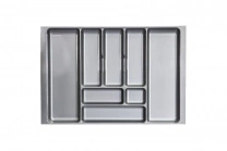 Лоток для столовых приборов 700 COMFORT (635*430), металлик РП фотография