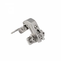 Петля под фальшпанель 90° с пружиной 45мм h6 slide-on AKS (еврошурупы) короткое плечо Петля под фальшпанель 90° с пружиной 45мм h6 slide-on AKS (еврошурупы) короткое плечо