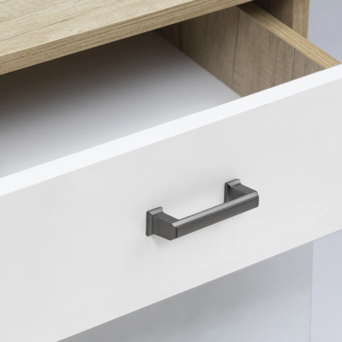 Ручка меб. скоба мет. IONIKA 128 шлифованный титан AKS_7