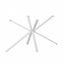 Подстолье VECTOR h714 под прямоугольную столешницу, белый муар AKS