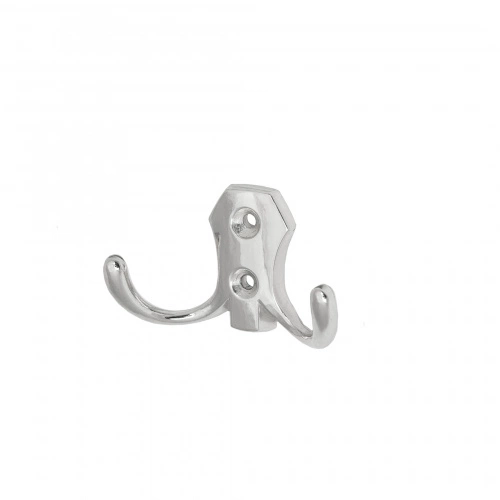 Крючок меб. двухрожковый мет. WP89 хром GRIDLI_3