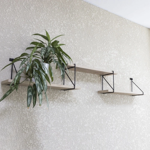 Полкодержатель мет. KOMBO 166*213 черный AKS_4