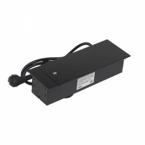 Выдвижной удлинитель Hollander, 2 розетки, 2xUSB, HDMI, LAN, черный AKS фотография