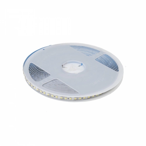 Лента светодиодная - 9,6W/m, 12V, 8мм, 2835, 120 д/м, IP20, холодный белый (6000K) - 20 м, AKS_1