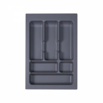 Лоток для столовых приборов 400 COMFORT (335*490), графит РП (толщина 2мм) фотография