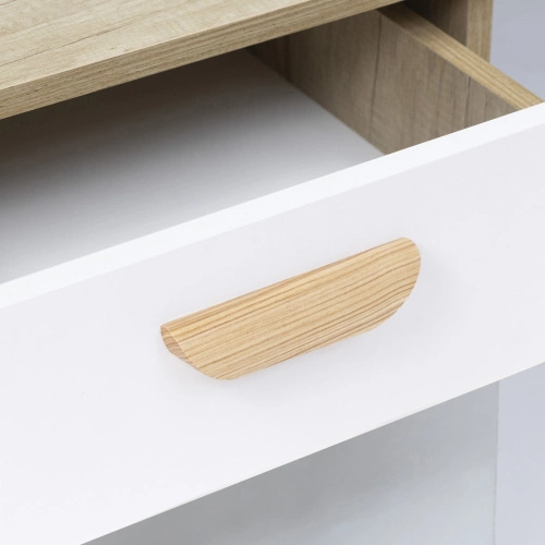 Ручка меб. скоба деревянная LIANA 128 ясень, AKS_6