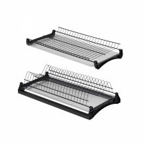 Сушка для посуды 700 с профилем, черный GRIDLI