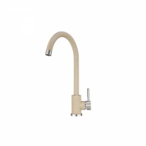 Смеситель для кухни высокий, ST-4031, бежевый, Granula фотография