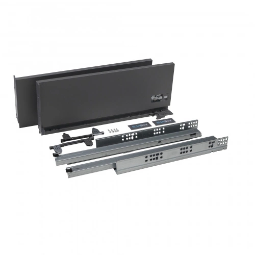 Система ящиков Slimbox L-400 H=175 PUSH TO OPEN ДСП16мм графит_3