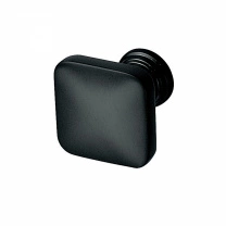 Ручка меб. кнопка мет. KNOPA черный матовый, AKS фотография