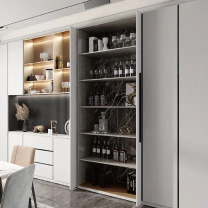 Комплект фурнитуры левый для шкафной сдвижной двери Pocket door left фотография