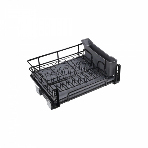 Выдвижная корзина-сушка 600 DARK LINE, черный AKS_1