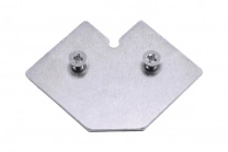 Уголок стальной для рамочных фасадов Z-3/Z-4 AKS в компл. с винтами фотография