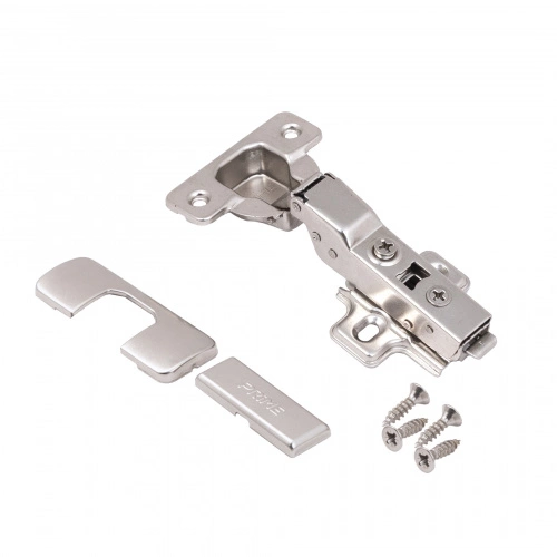 Петля полунакладная без пружины 45мм h0 clip-on PRIME by AKS (саморезы, заглушки) (упак. = 2 шт.)_3