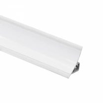 Плинтус ПВХ к столешнику LР белый глянец (135) EL-MECH-PLAST (1шт=3м.п.) фотография