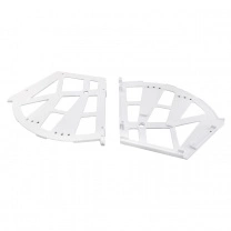 Крепление в шкаф для обуви трехрядное, белый РП фотография