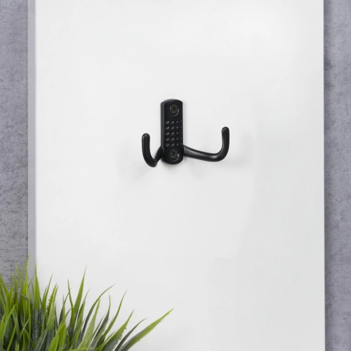 Крючок меб. двухрожковый мет. WP12 черный GRIDLI_4