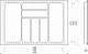 Лоток для столовых приборов 700 BASIC 640*430, серый AKS_preview_1