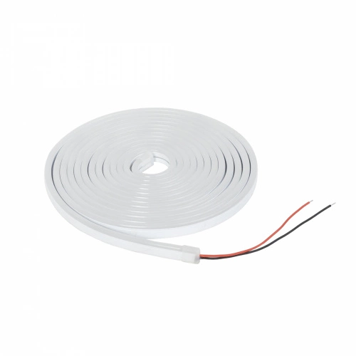 Гибкий неон - 9,6W/m, 24V, 8*16мм, 120 д/м, IP65, нейтральный белый (4000K) - 5м, AKS_1