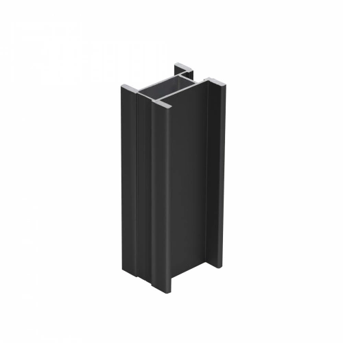 Профиль алюминиевый SENATOR черный глянец вертик. Н-образный АЛЮТЕХ (L-5300) (011.RAL9005)_1