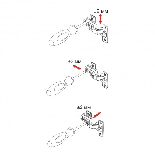 Петля угловая 45° с пружиной 45мм h2 slide-on AKS_5