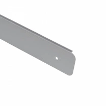 Планка торцевая к столешнице 38 R8 левая алюминий AKS фотография