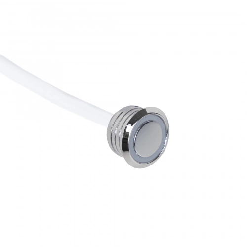Выключатель сенсорный, с диммированием, врезной, 12V/24V, 60W/120W, синяя подсветка, цвет хром, без коннекторов, AKS_3