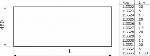 Противоскользящее покрытие BEAD TPE 480*1500, белый AKS_2