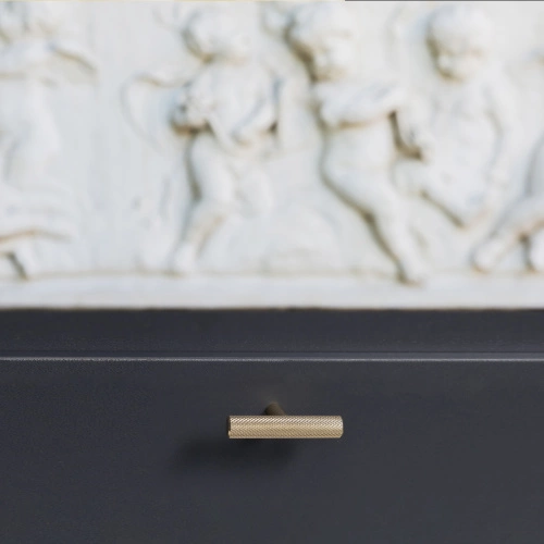 Ручка меб. скоба мет. SNAKE 128 золото анодированное, AKS_6