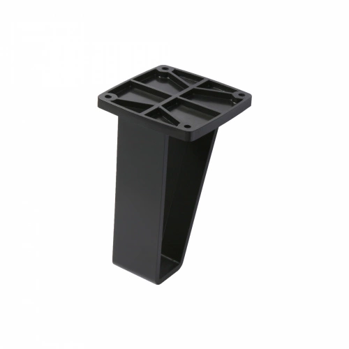 Опора меб. пласт. В-18 h130 черный AKS_1