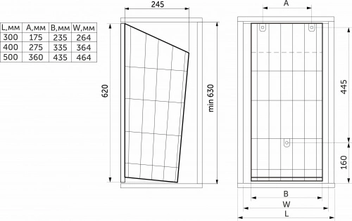 Корзина для белья 400 (335*255*600), белый REJS_2