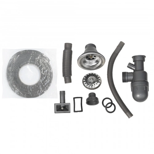 Мойка н/сталь, прямоугольная одночашевая, 580*480мм, декорированный хром, врезн на столешницу, AKS (0,8мм)_3